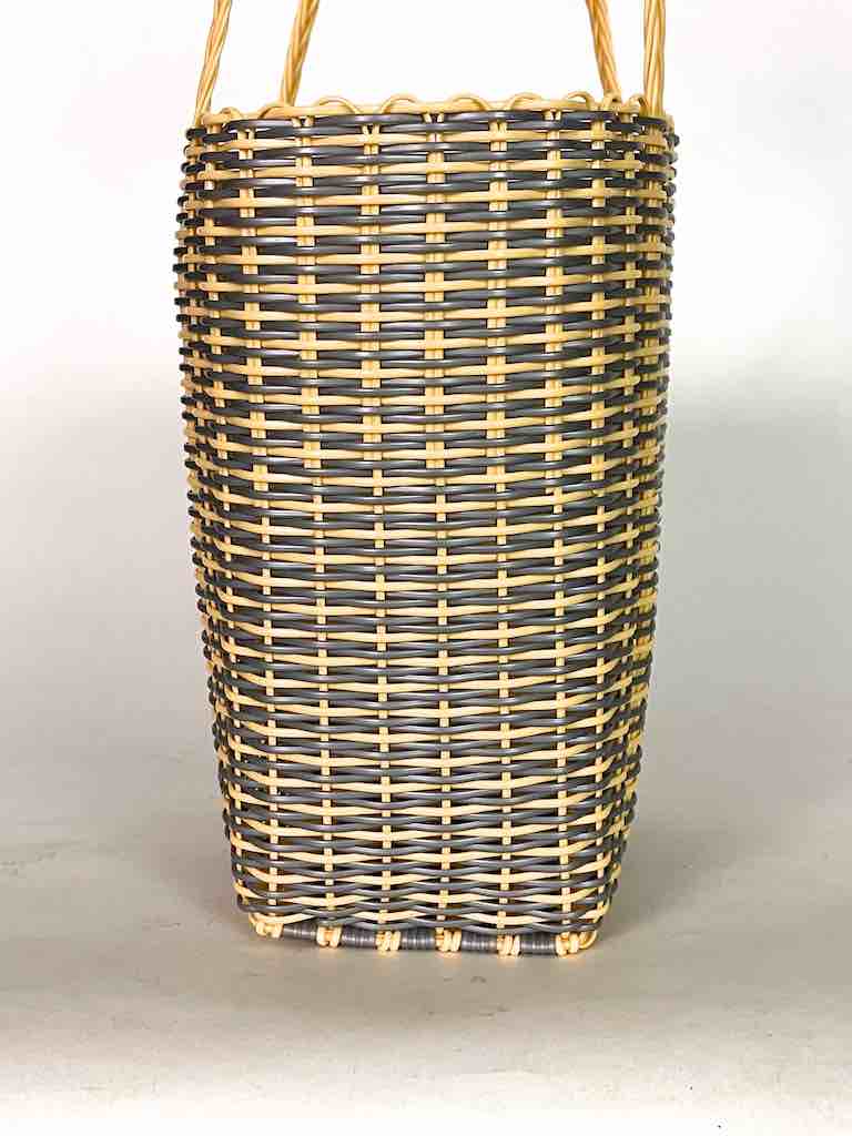 Small Deep Woven Recyclyed Plastic High Capacity Handbag - El Salvador