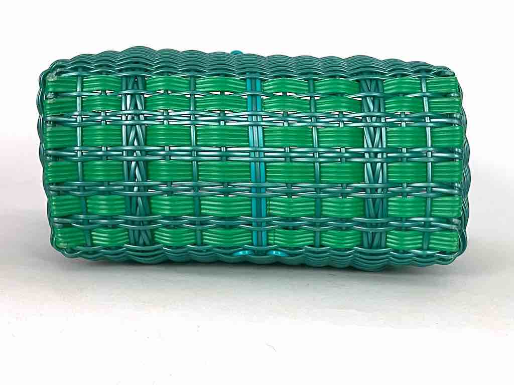 Deep Woven Recyclyed Plastic tote with closure - El Salvador