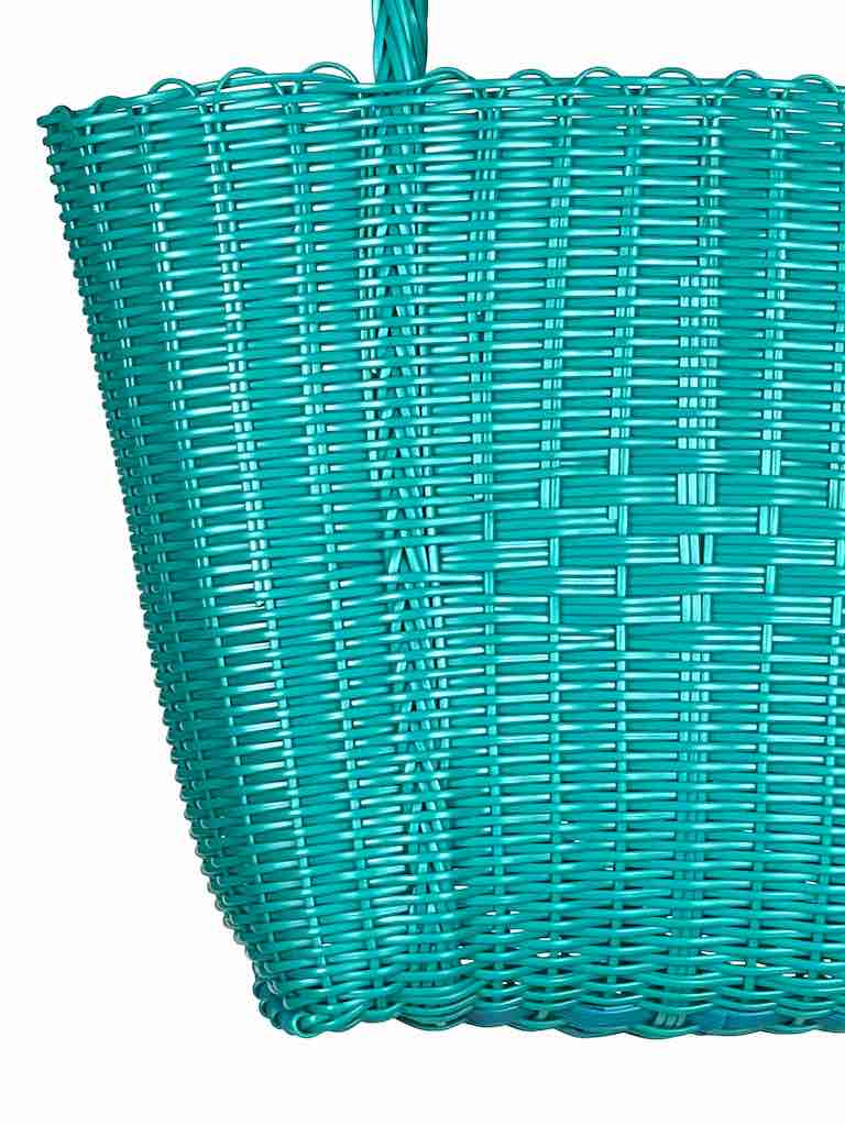 Small Deep Woven Recyclyed Plastic High Capacity Handbag - El Salvador