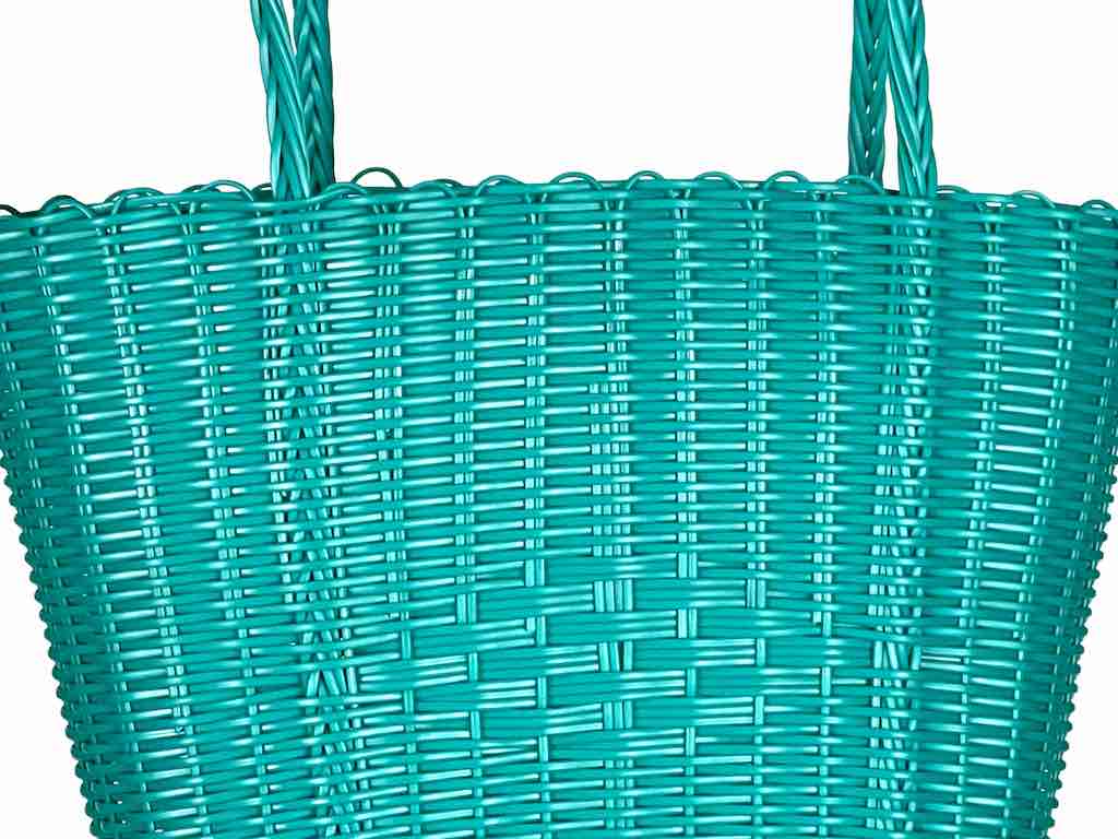 Small Deep Woven Recyclyed Plastic High Capacity Handbag - El Salvador