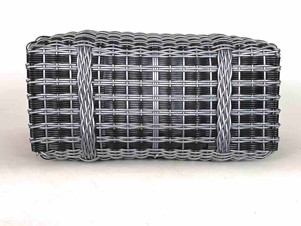 Deep Woven Recyclyed Plastic tote with closure - El Salvador
