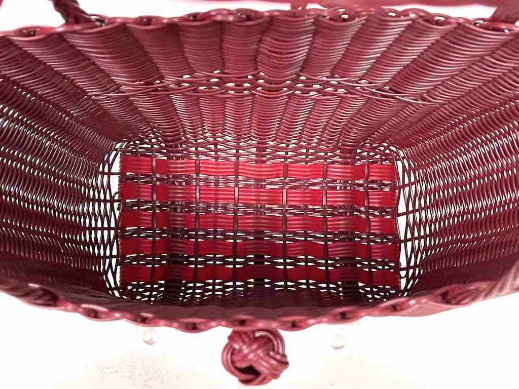 Deep Woven Recyclyed Plastic tote with closure - El Salvador