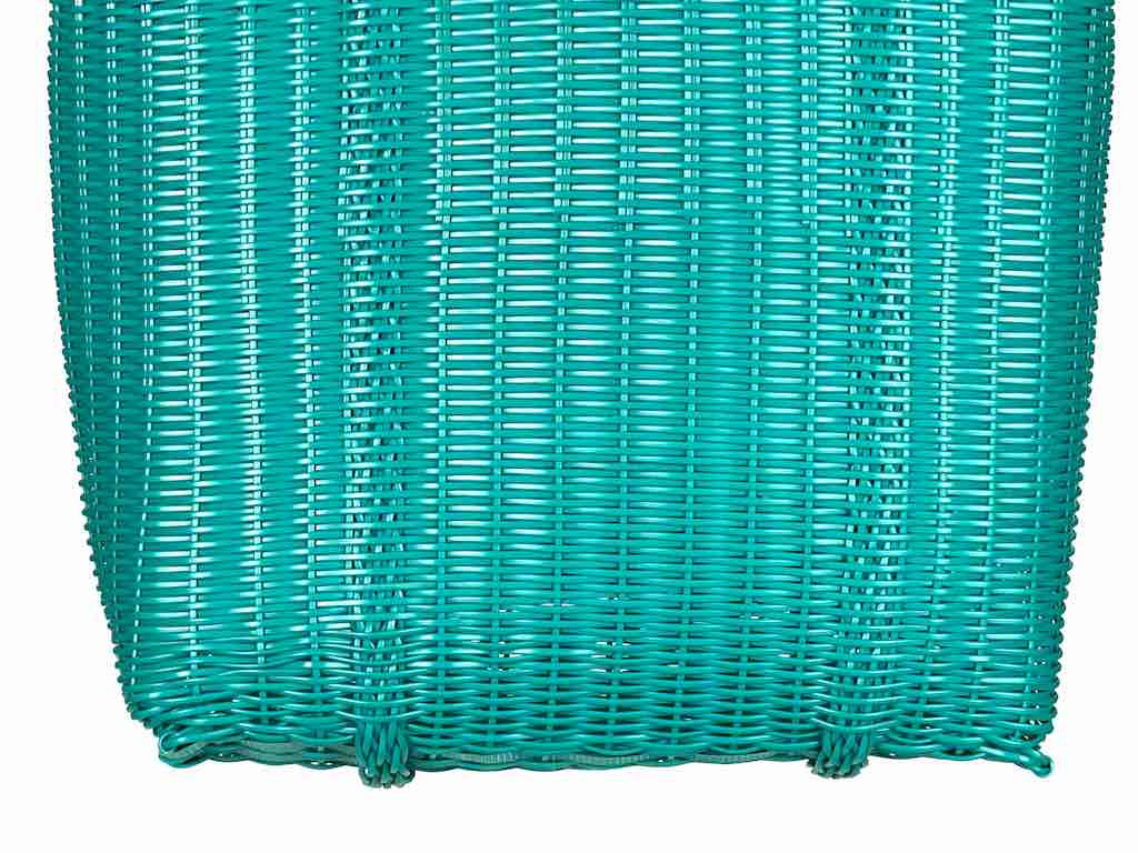 Medium Deep Woven Recyclyed Plastic High Capacity Handbag - El Salvador
