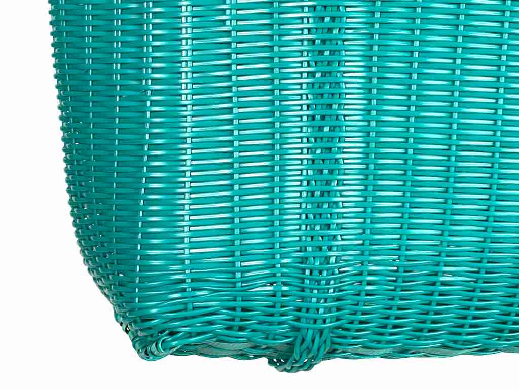 Medium Deep Woven Recyclyed Plastic High Capacity Handbag - El Salvador