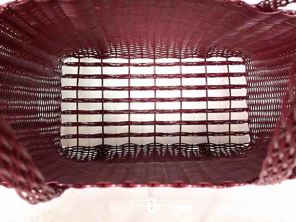 Medium Deep Woven Recyclyed Plastic High Capacity Handbag - El Salvador