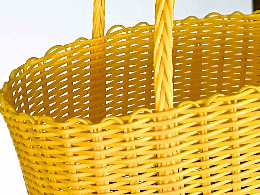 Small Deep Woven Recyclyed Plastic High Capacity Handbag - El Salvador