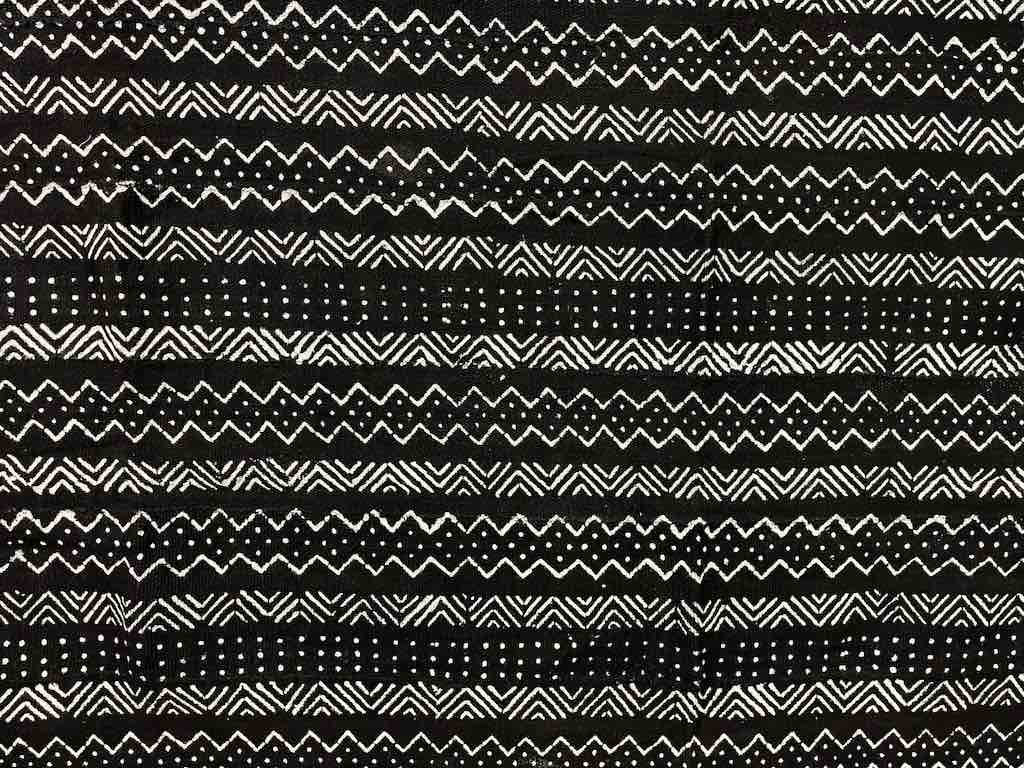 Contemporary Batik Mudcloth Mali African Textile | 65" x 39"