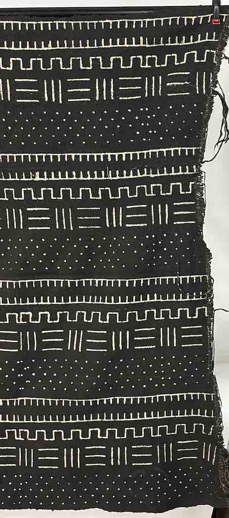 Contemporary Batik Mudcloth Mali African Textile | 63" x 41"