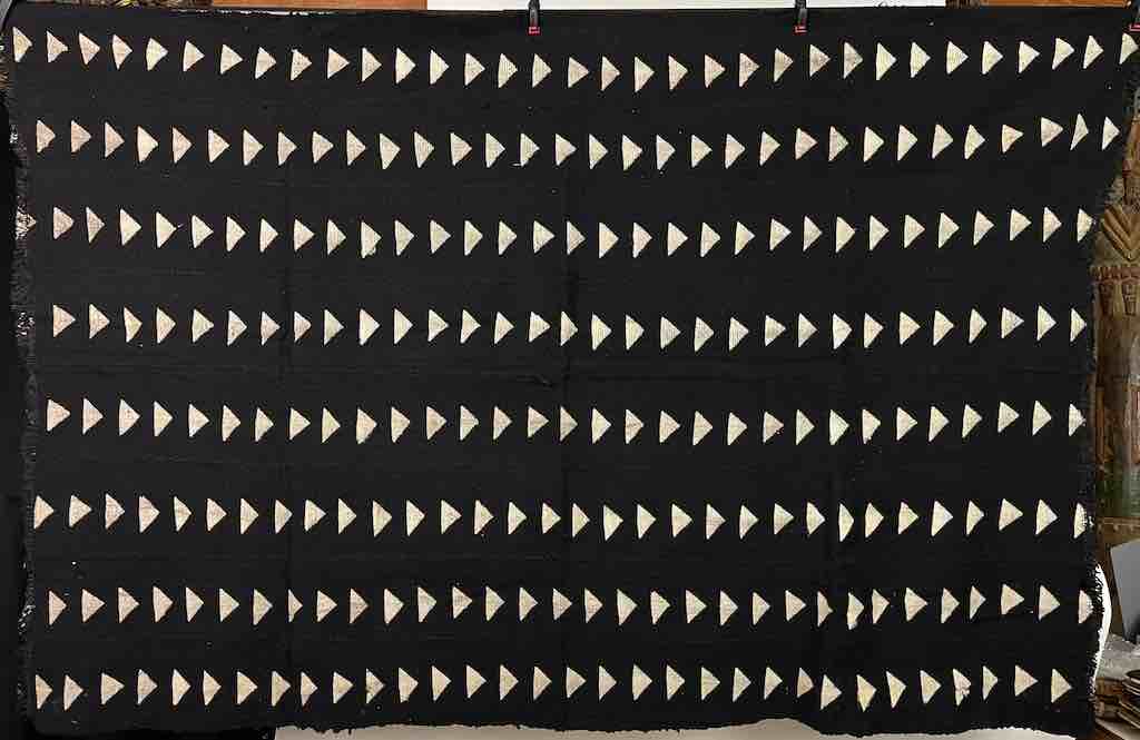 Contemporary Batik Mudcloth Mali African Textile | 60" x 41"