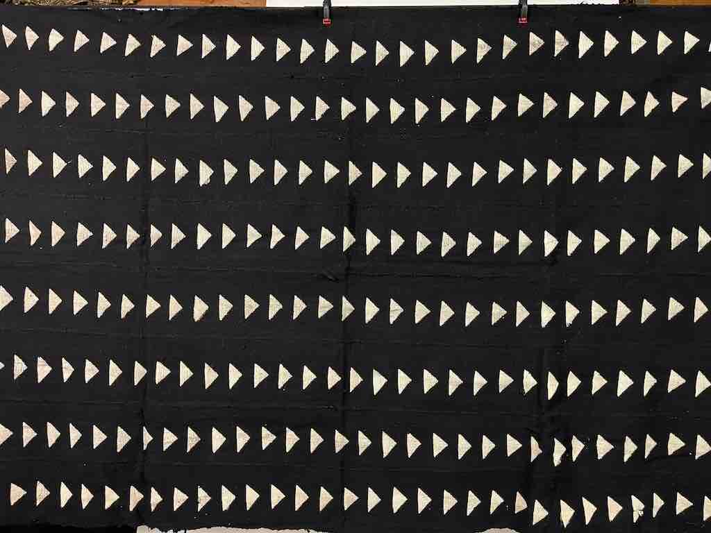 Contemporary Batik Mudcloth Mali African Textile | 60" x 41"
