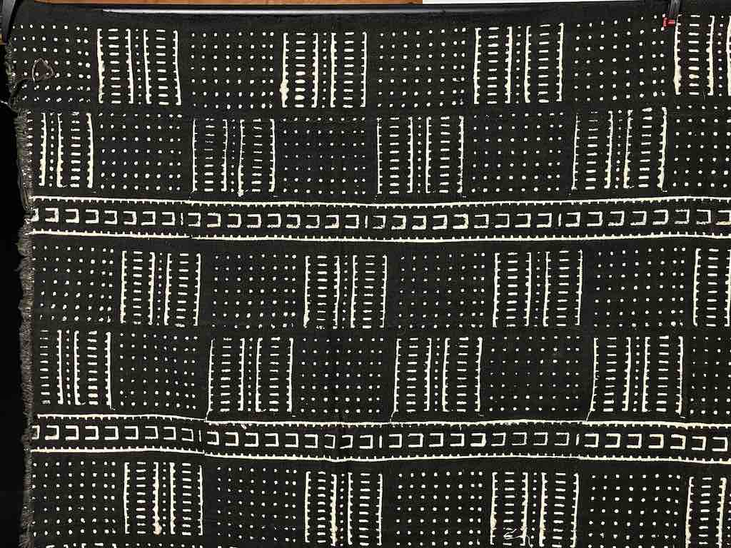 Contemporary Batik Mudcloth Mali African Textile | 60" x 41"