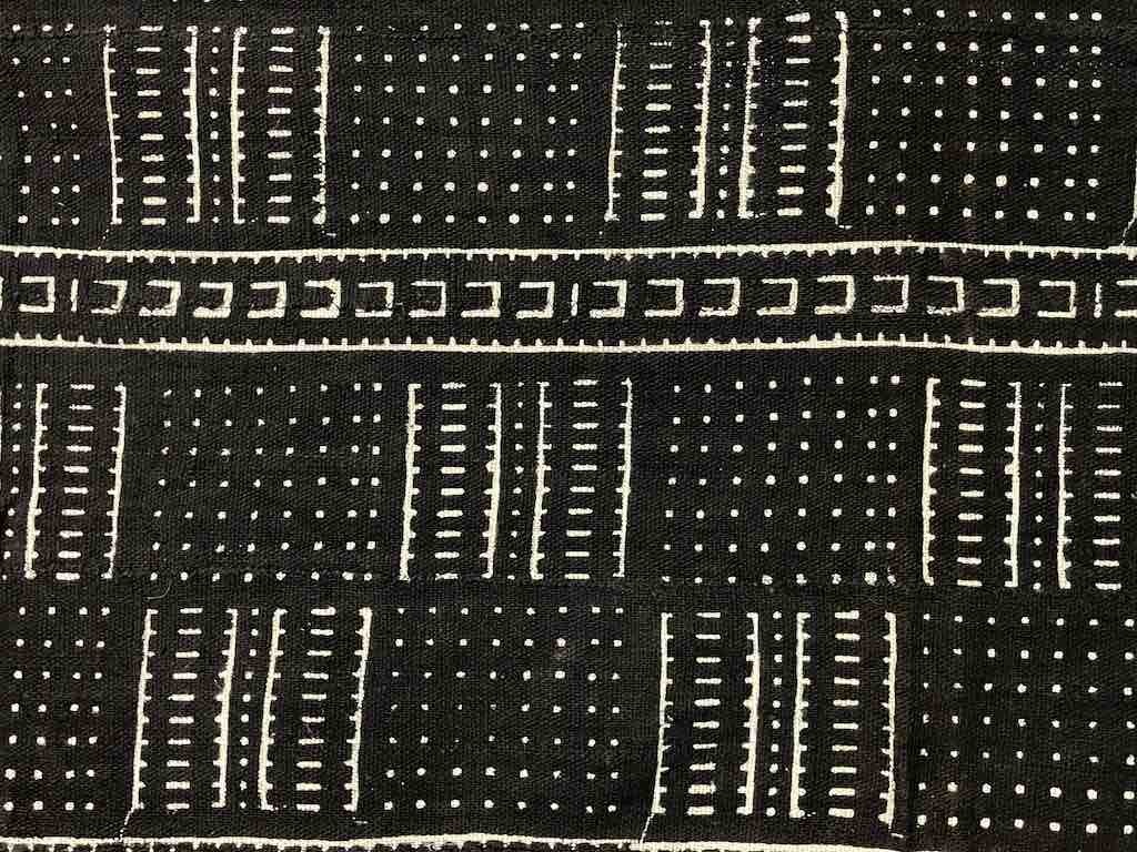 Contemporary Batik Mudcloth Mali African Textile | 60" x 41"