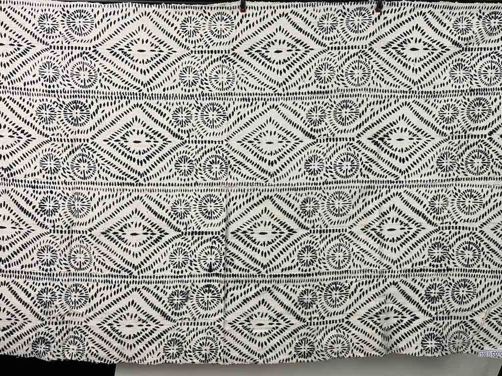 Contemporary Batik Mudcloth Mali African Textile | 67" x 41"