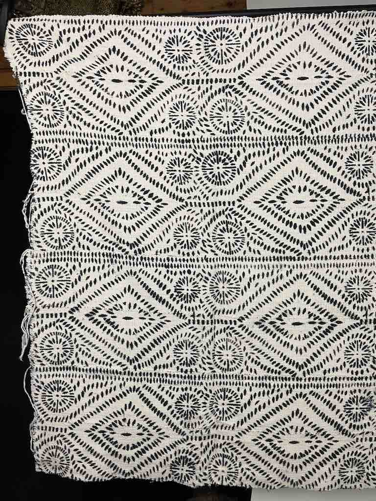 Contemporary Batik Mudcloth Mali African Textile | 67" x 41"