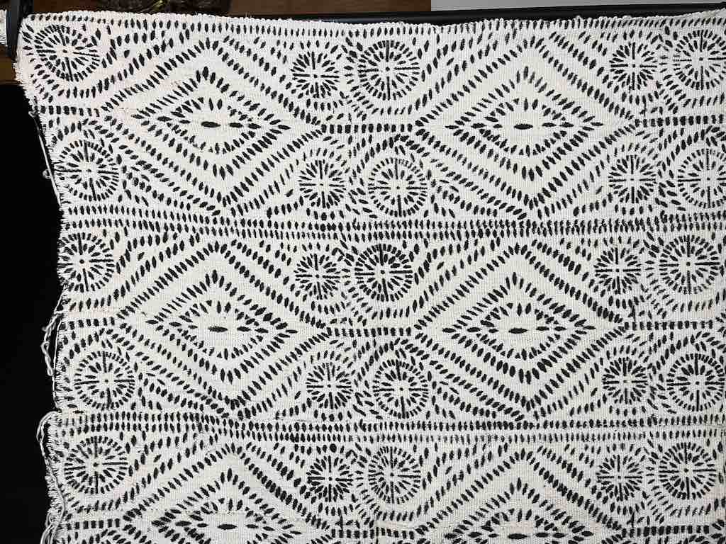 Contemporary Batik Mudcloth Mali African Textile | 67" x 41"