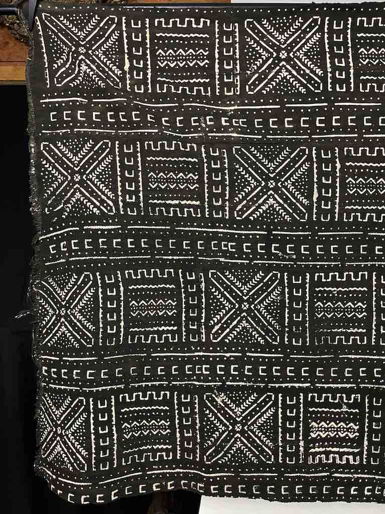 Contemporary Batik Mudcloth Mali African Textile | 60" x 40"