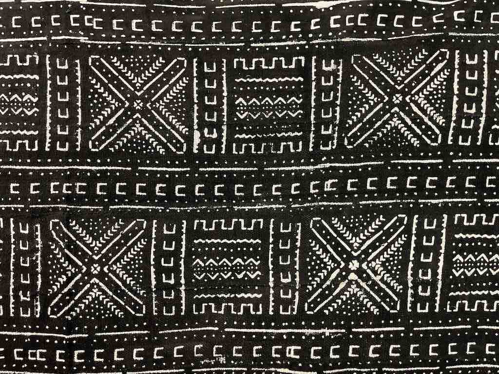 Contemporary Batik Mudcloth Mali African Textile | 60" x 40"