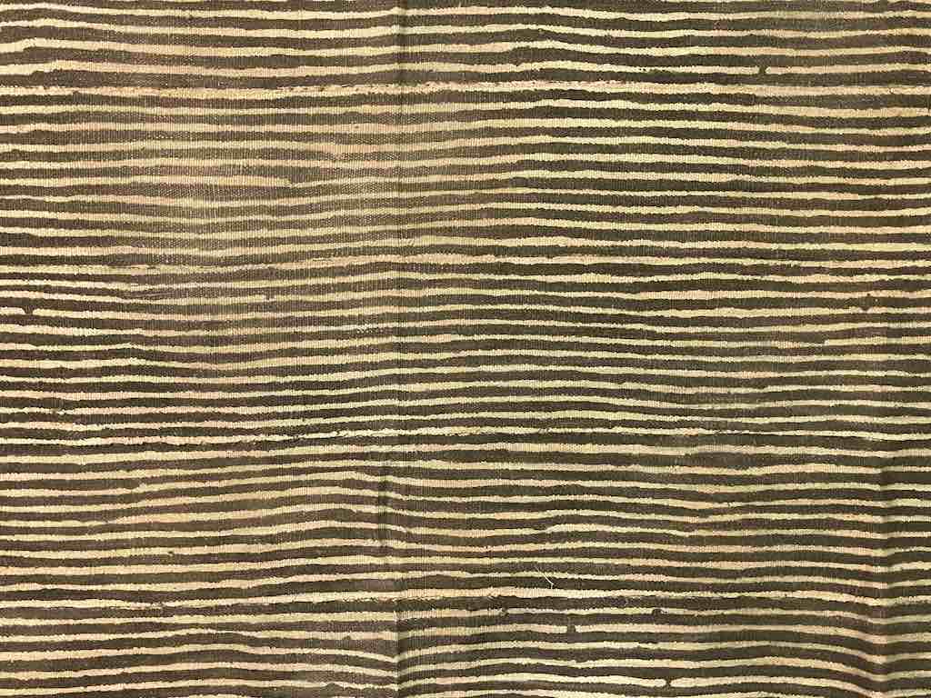 Vintage Traditional Bogolan Mudcloth Mali African Textile | 56 x 34"