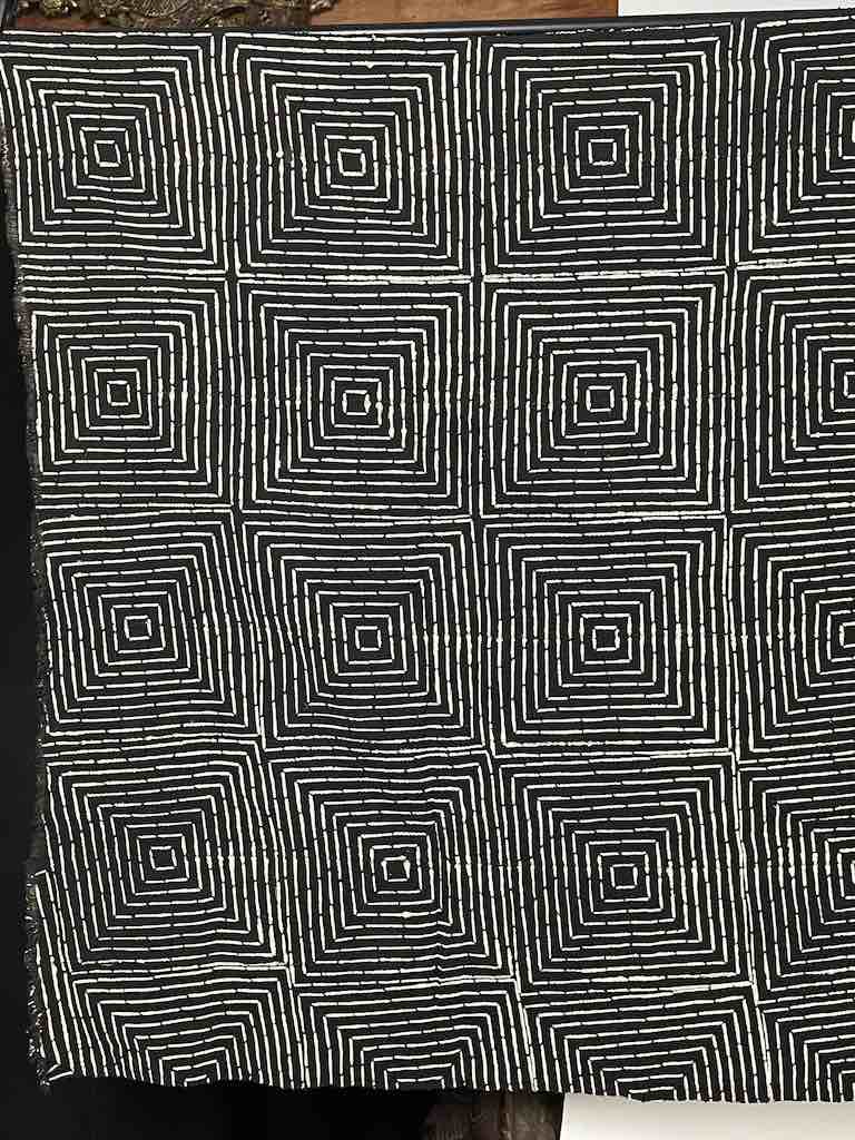 Contemporary Batik Mudcloth Mali African Textile | 72 x 44"