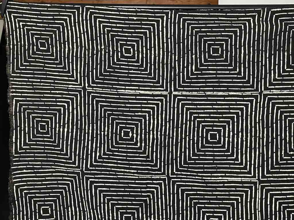 Contemporary Batik Mudcloth Mali African Textile | 72 x 44"