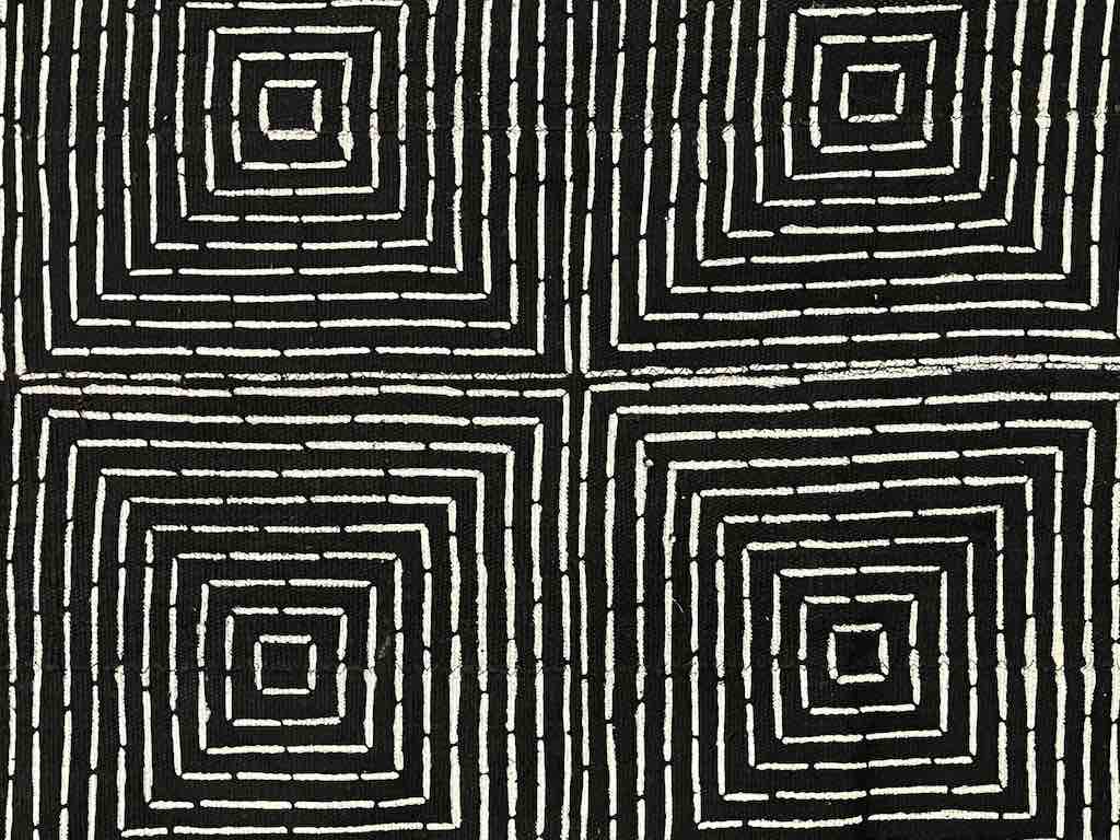 Contemporary Batik Mudcloth Mali African Textile | 72 x 44"