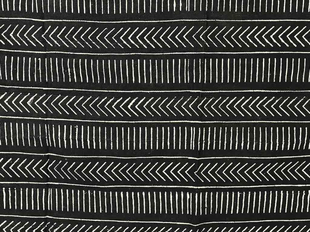 Contemporary Batik Mudcloth Mali African Textile | 59 x 41"