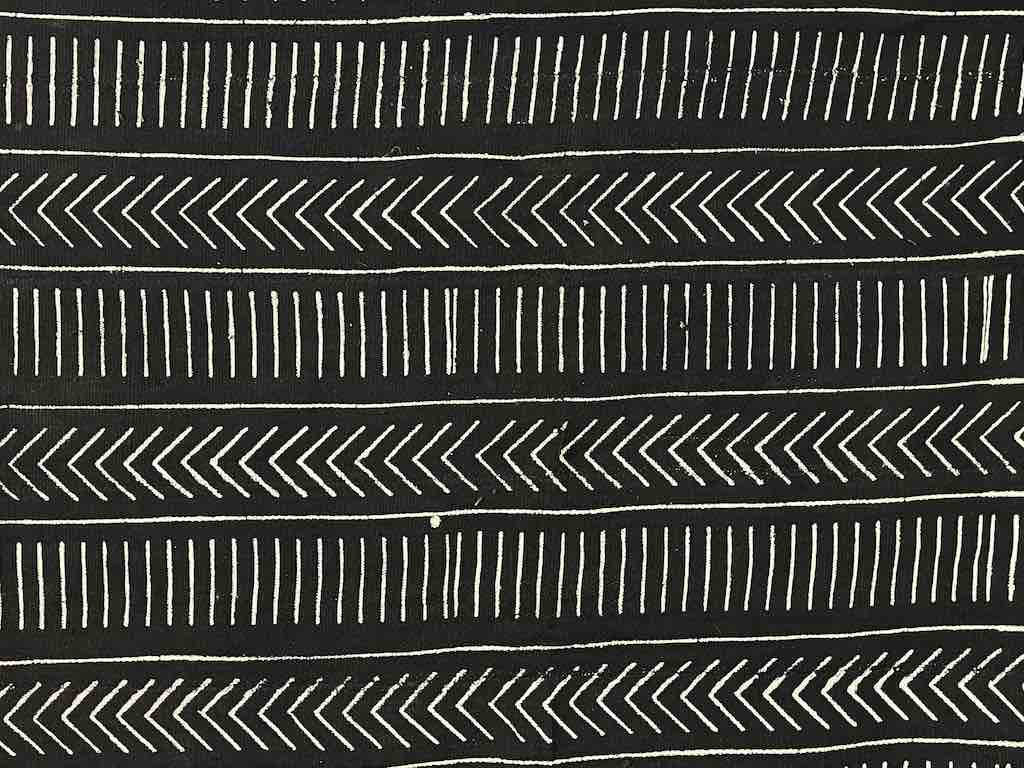 Contemporary Batik Mudcloth Mali African Textile | 59 x 41"