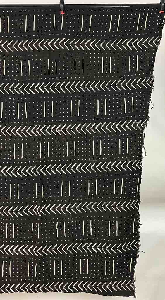Contemporary Batik Mudcloth Mali African Textile | 59 x 43"