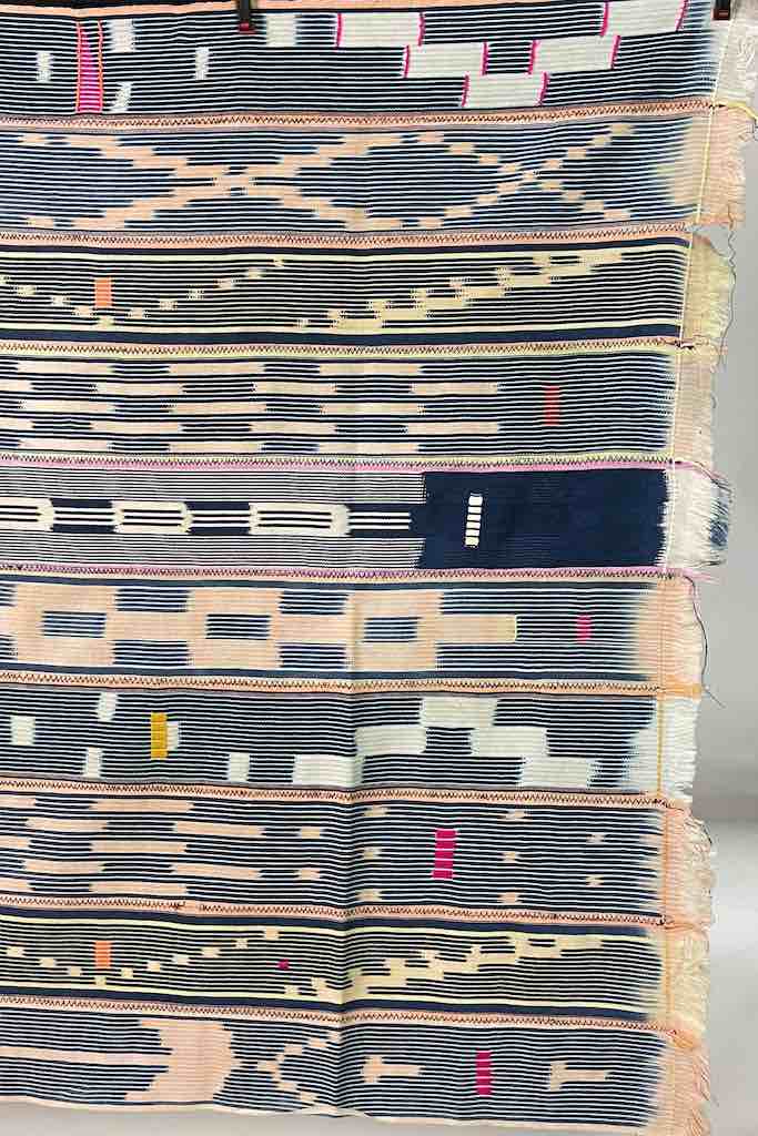 Vintage Baule African Cloth Textile "Wrapper" | 55" x 39"