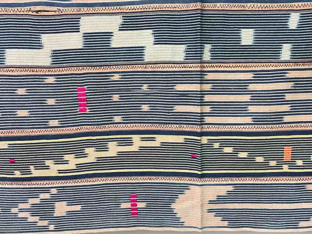 Vintage Baule African Cloth Textile "Wrapper" | 55" x 39"