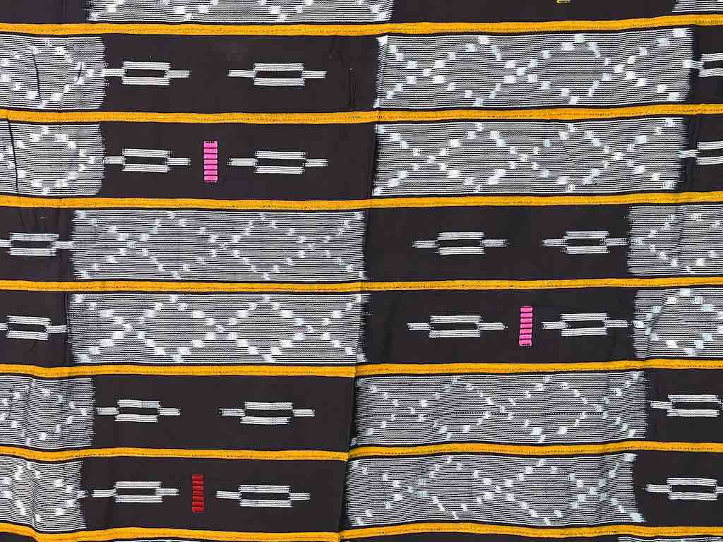 Baule African Cloth Textile "Wrapper" | 59" x 41"
