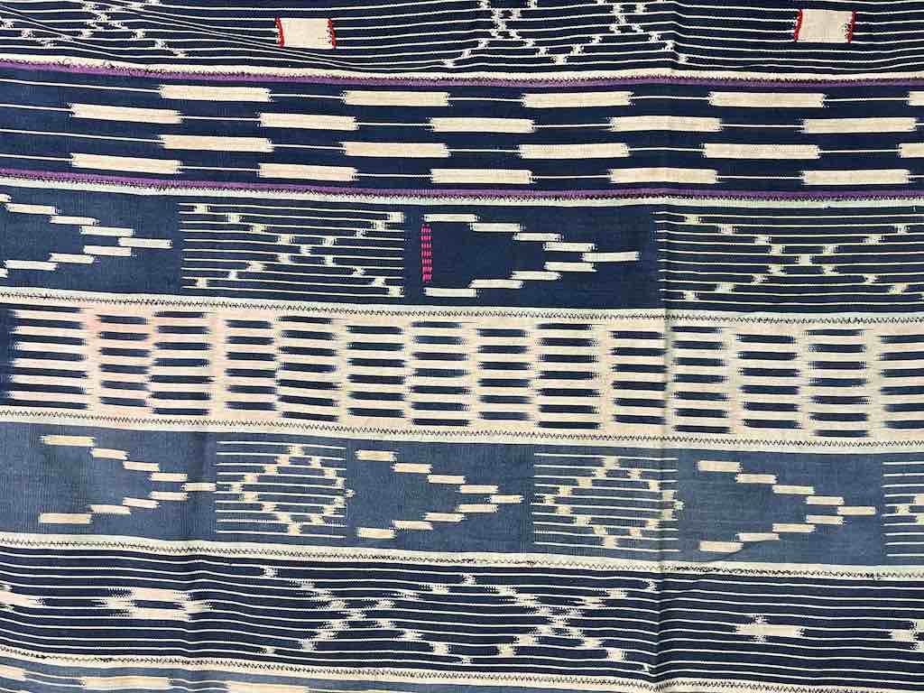 Vintage Baule African Cloth Textile "Wrapper" | 55" x 45"