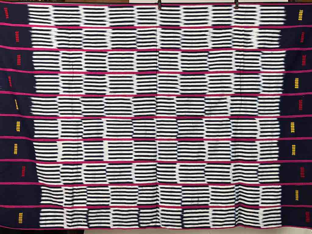 Baule African Cloth Textile "Wrapper" | 63 x 43"