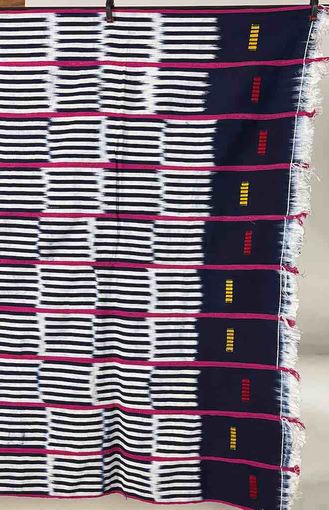 Baule African Cloth Textile "Wrapper" | 63 x 43"