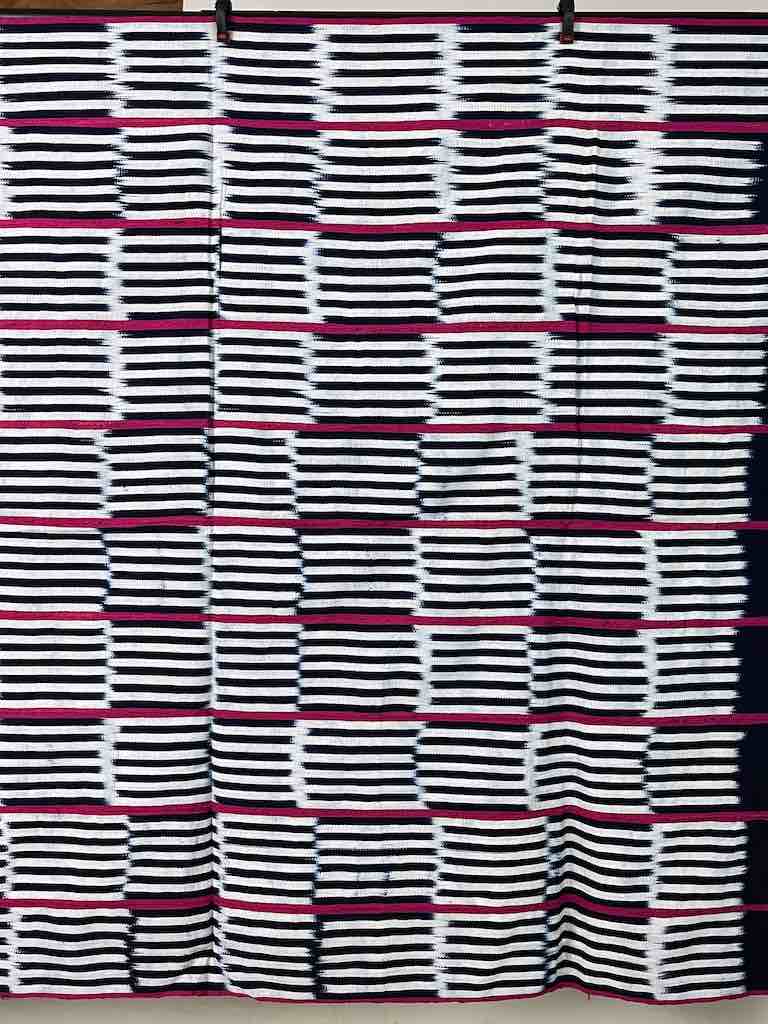 Baule African Cloth Textile "Wrapper" | 63 x 43"