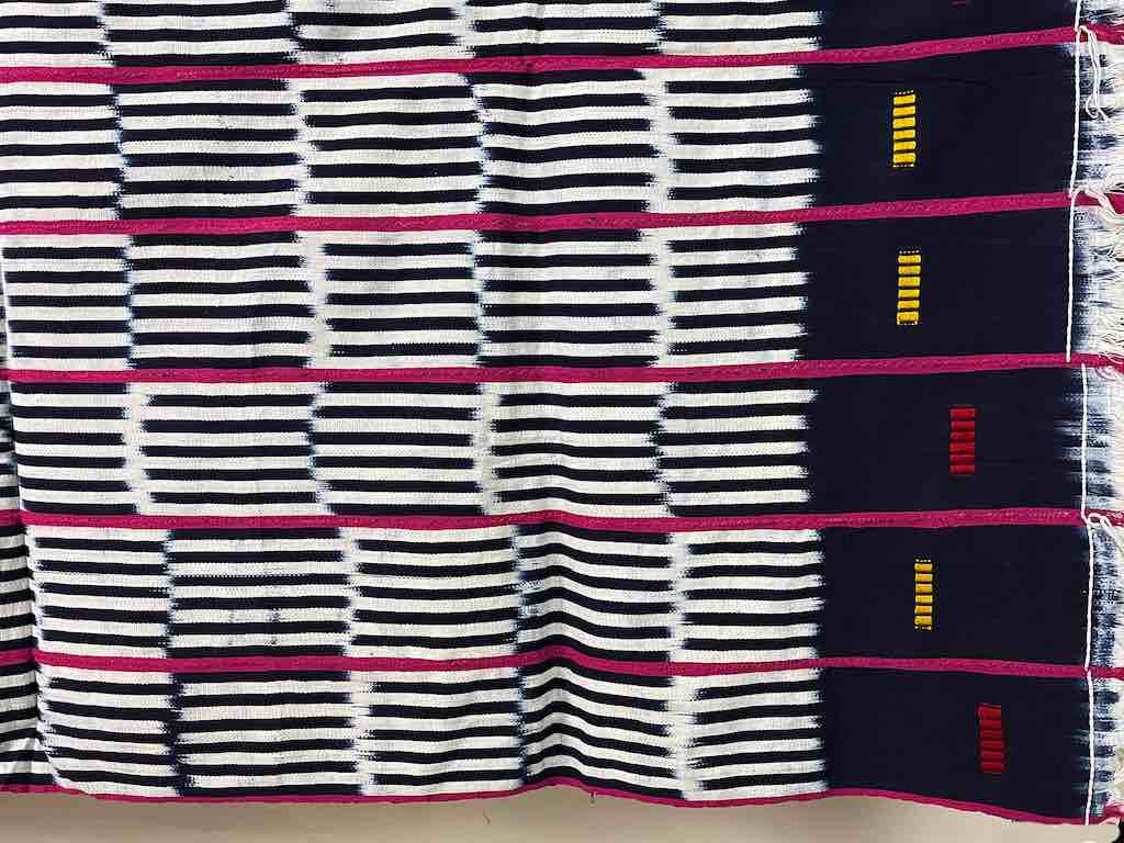 Baule African Cloth Textile "Wrapper" | 63 x 43"