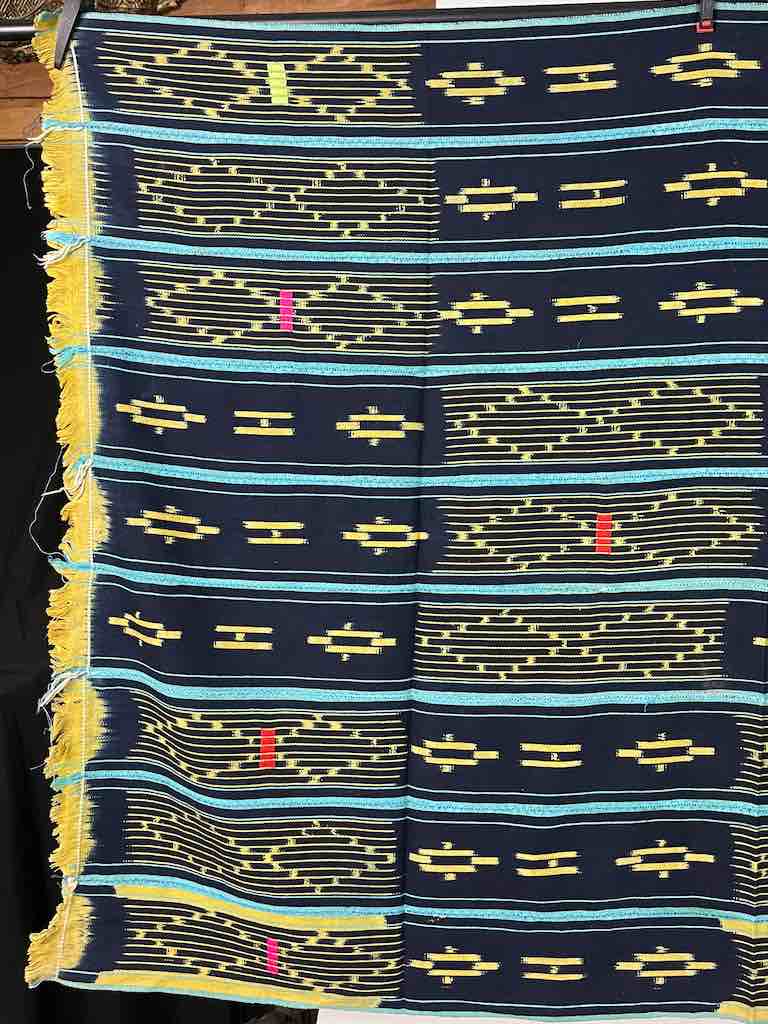 Baule African Cloth Textile "Wrapper" | 53 x 39"