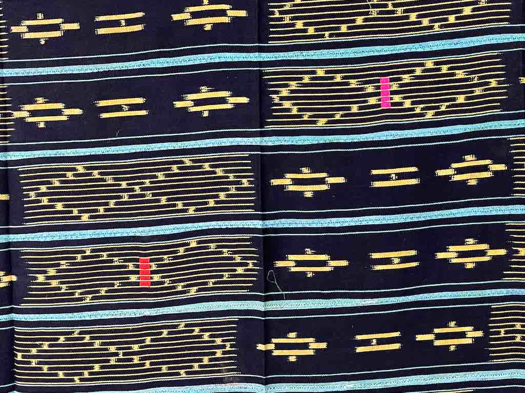 Baule African Cloth Textile "Wrapper" | 53 x 39"