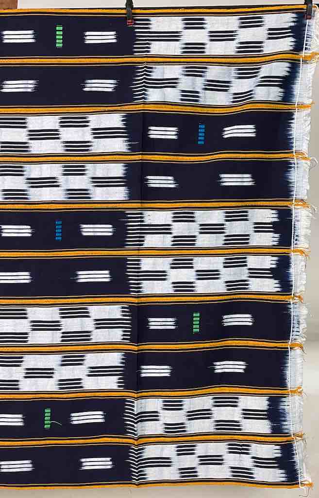 Baule African Cloth Textile "Wrapper" | 53 x 42"
