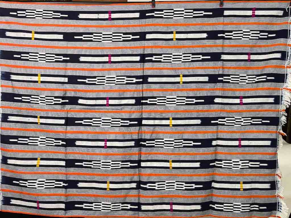 Baule African Cloth Textile "Wrapper" | 62 x 46"