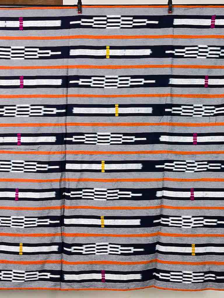 Baule African Cloth Textile "Wrapper" | 62 x 46"