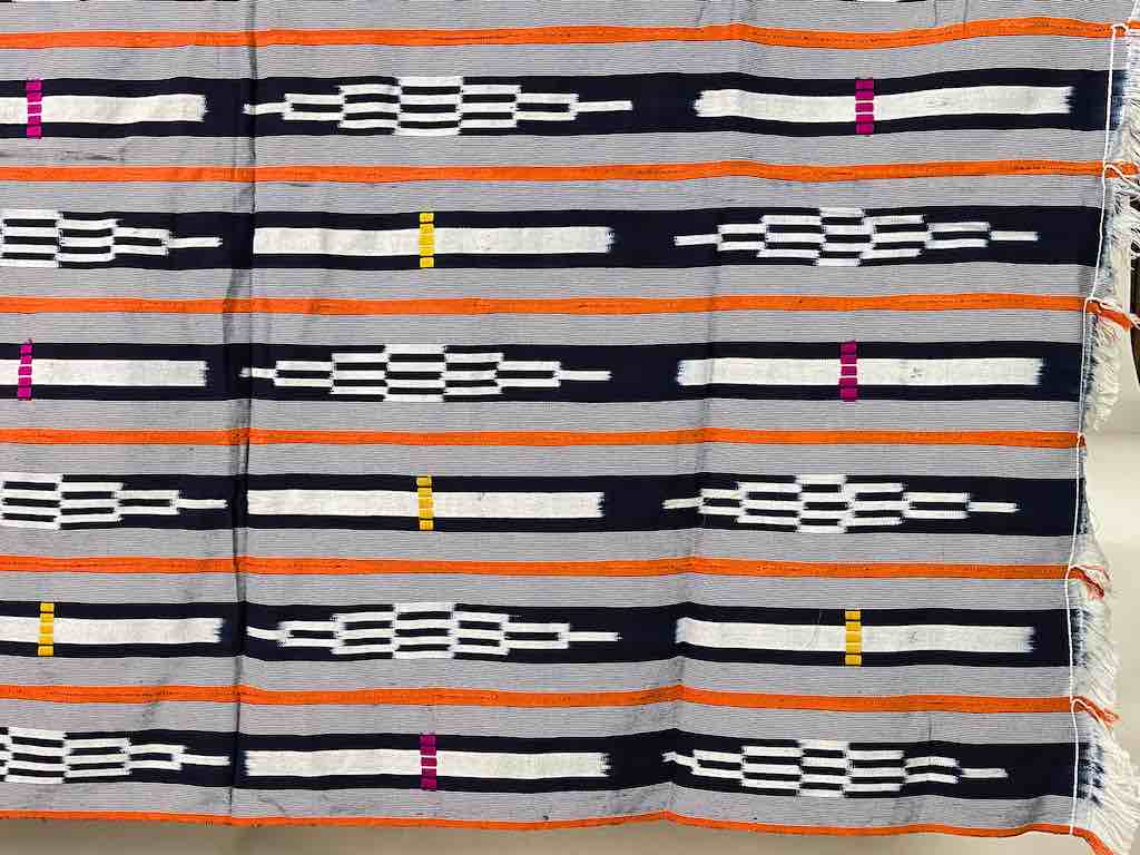 Baule African Cloth Textile "Wrapper" | 62 x 46"