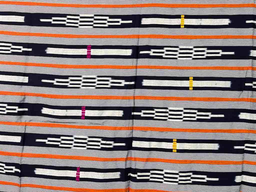 Baule African Cloth Textile "Wrapper" | 62 x 46"