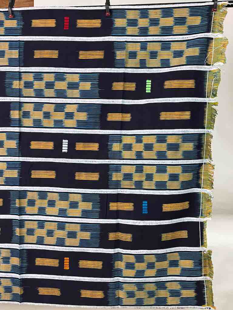 Baule African Cloth Textile "Wrapper" | 56 x 44"