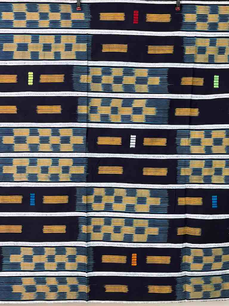 Baule African Cloth Textile "Wrapper" | 56 x 44"