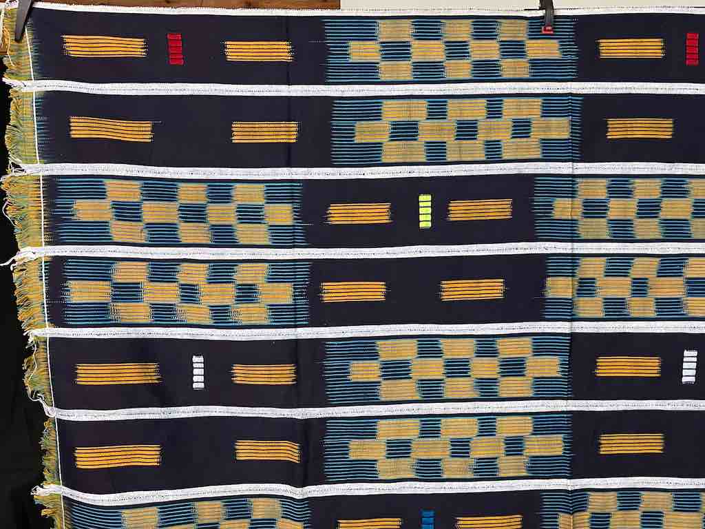 Baule African Cloth Textile "Wrapper" | 56 x 44"