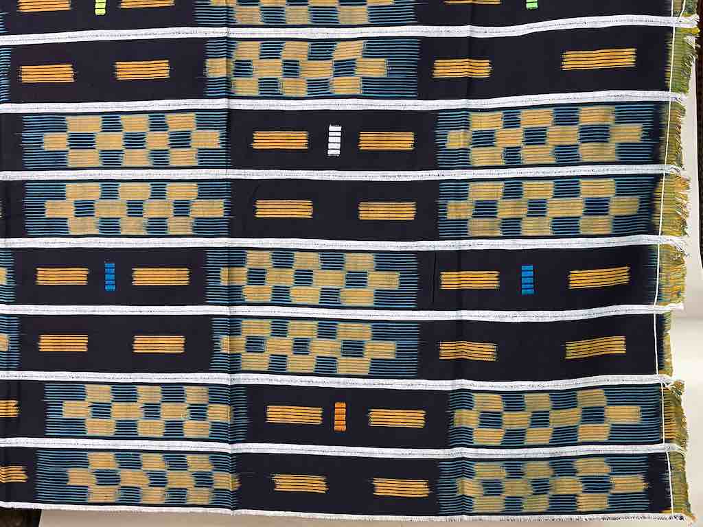 Baule African Cloth Textile "Wrapper" | 56 x 44"