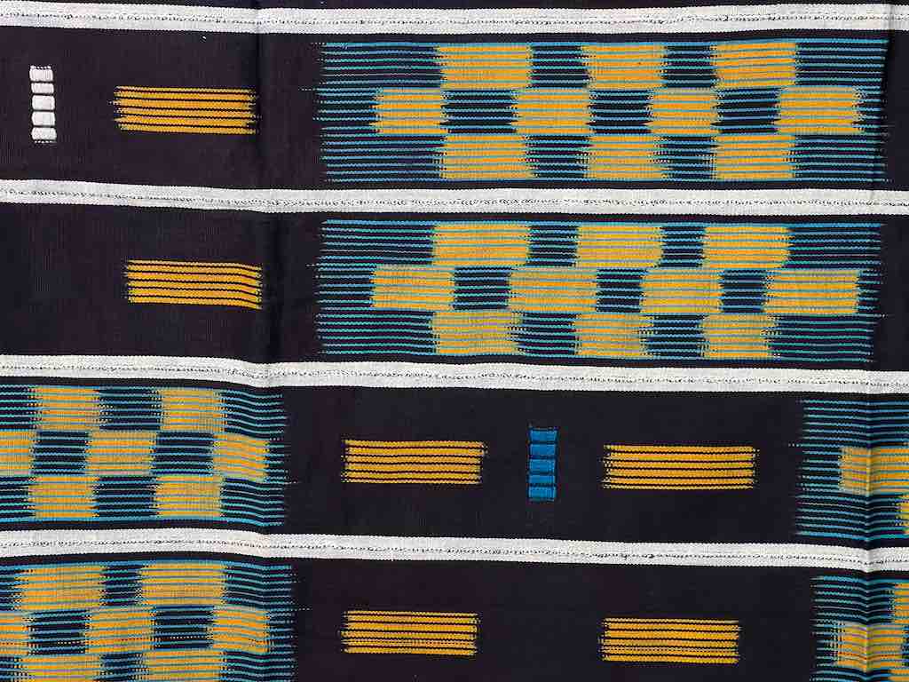 Baule African Cloth Textile "Wrapper" | 56 x 44"