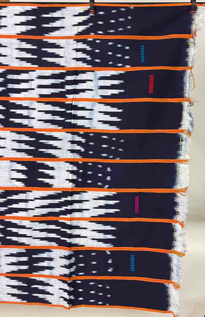 Baule African Cloth Textile "Wrapper" | 61 x 41"