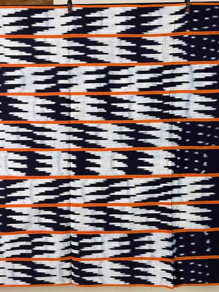 Baule African Cloth Textile "Wrapper" | 61 x 41"
